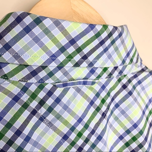 TOMMY HILFIGER 80’s 2 Ply Plaid Button Down Shirt - Picture 5 of 8